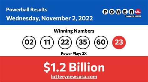 powerball numbers wed nov 2 2022|Powerball Numbers for November 02, 2022.